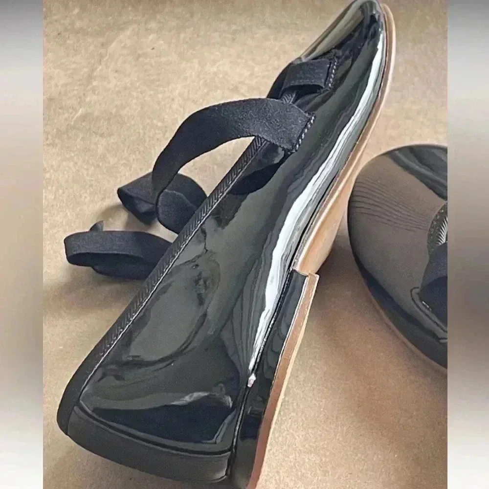me Zara Patent Leather Ballet Flats Size 32 | 1